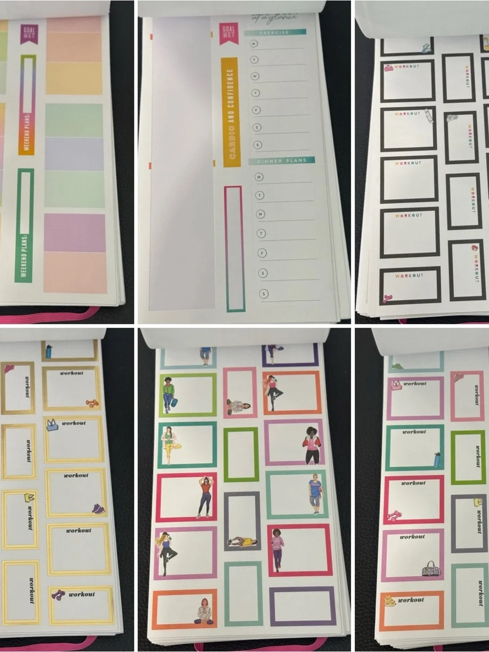 The Happy Planner Fitness / Workout Sticker Book - make your own